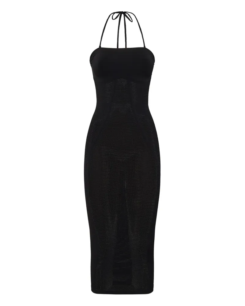 Wolford Midikleid mit Neckholder - Schwarz Schwarz