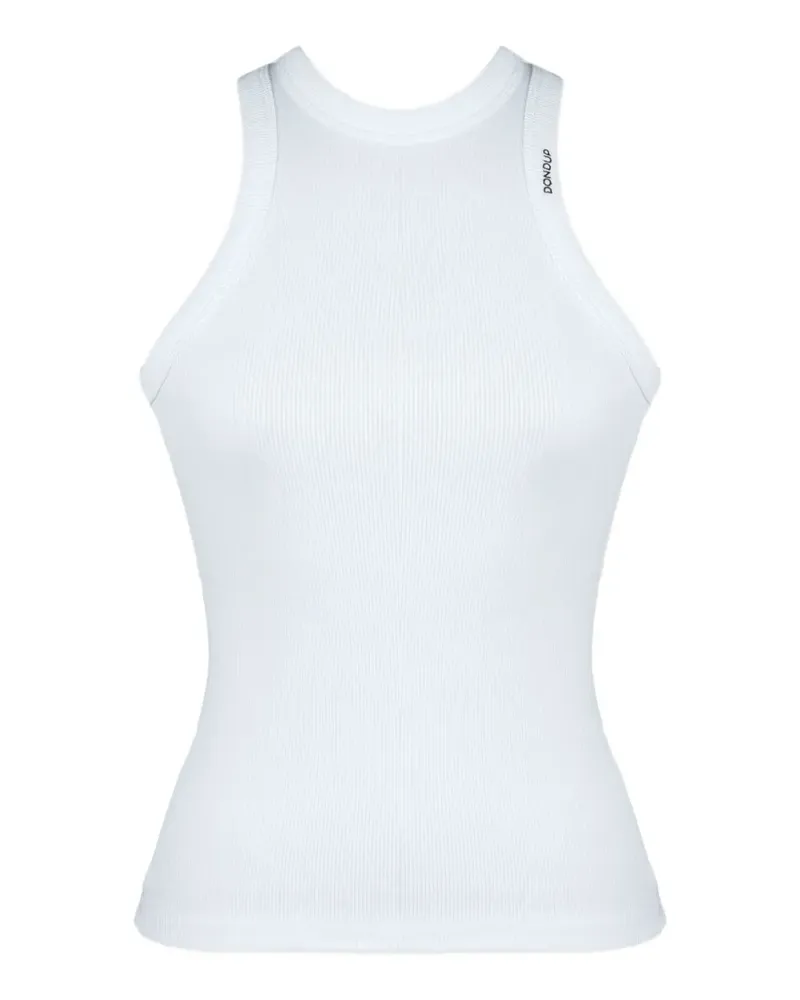 Dondup ribbed top - Weiß Weiß