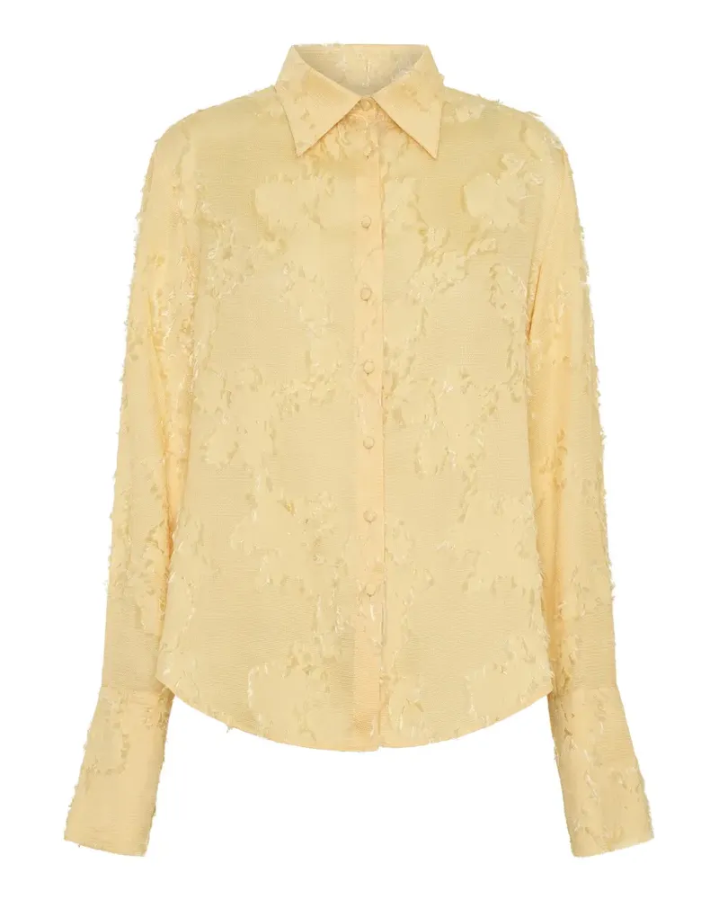 Anna Quan Odessa fil-coupé shirt - Gelb Gelb