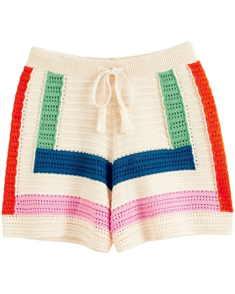 Chinti & Parker Capri Shorts aus Bio-Baumwolle Nude