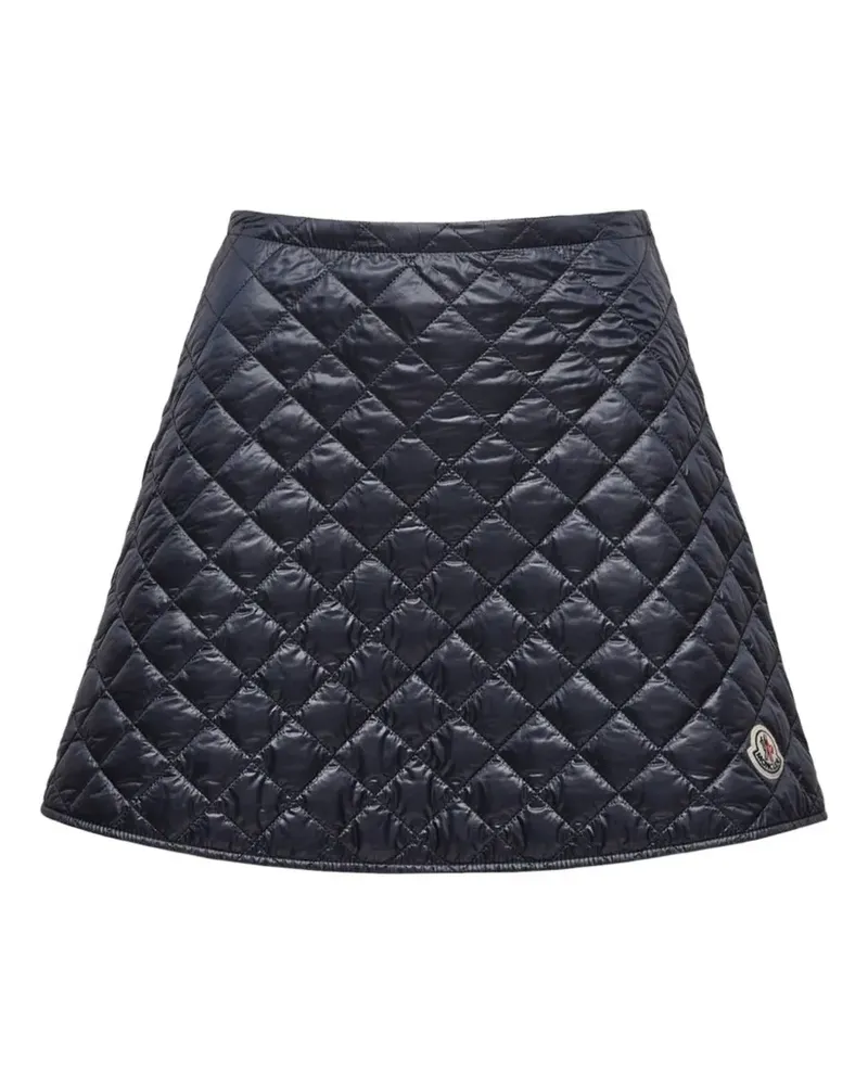 Moncler Gesteppter Minirock - Blau Blau