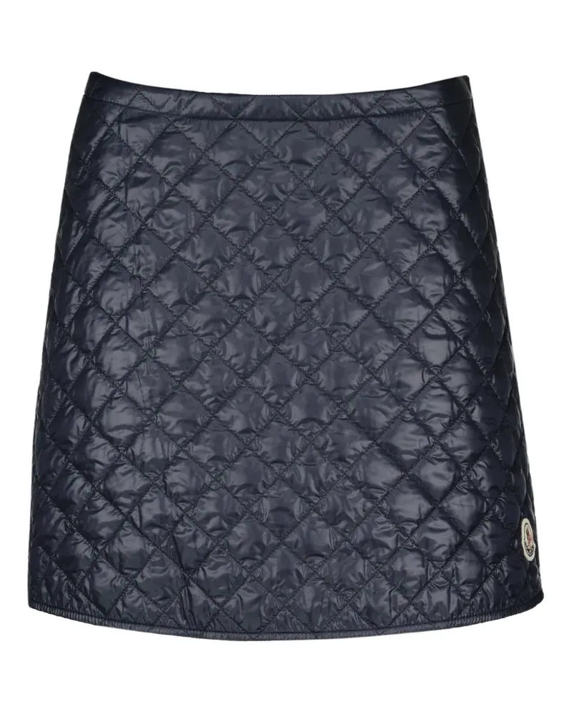 Moncler Gesteppter Minirock - Blau Blau