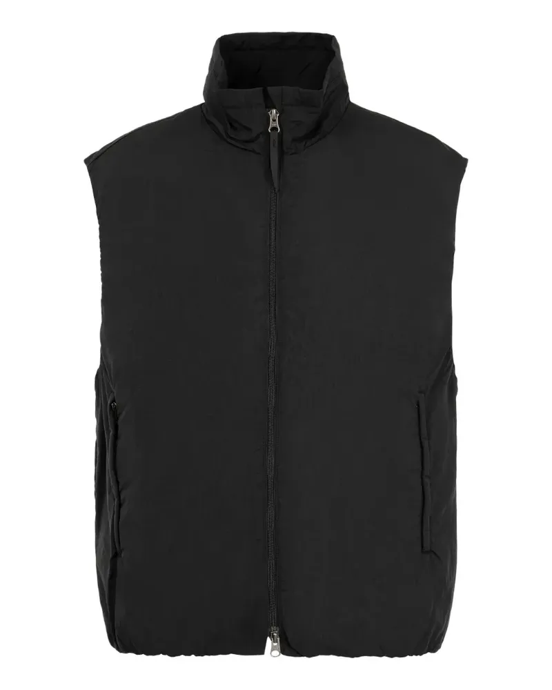 Kaptain Sunshine padded high-neck gilet - Schwarz Schwarz