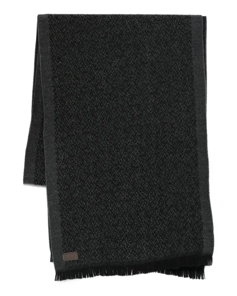 Canali fringed scarf - Grau Grau