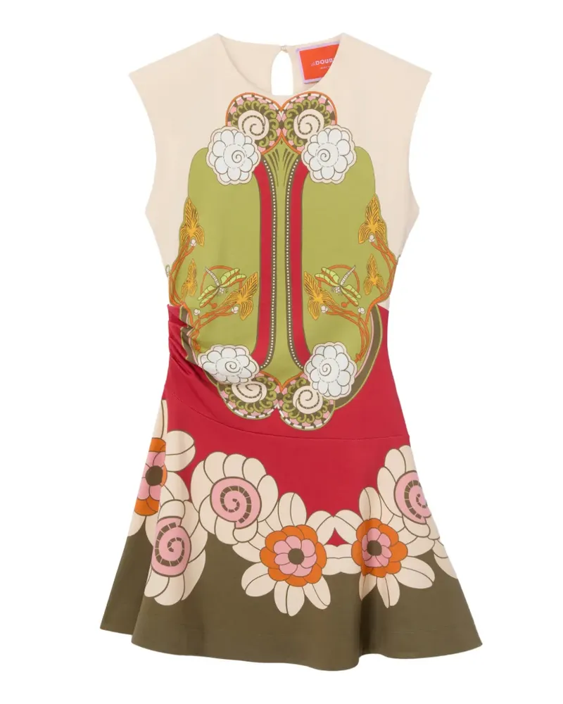 La DoubleJ Lela Minikleid aus Placée - Grün Grün