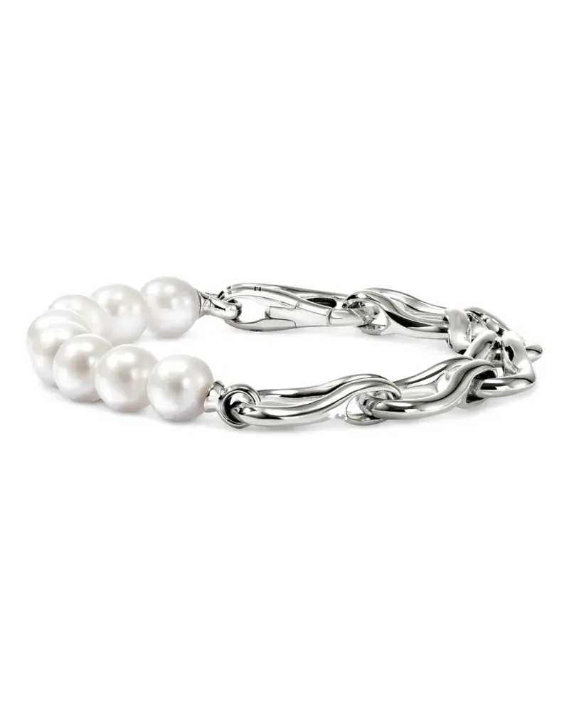 John Hardy Armband mit Perlen - Silber Silber