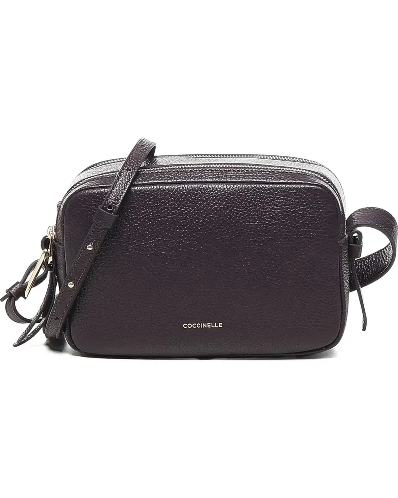 Coccinelle Schultertasche mit verstellbarem Riemen - Violett Violett
