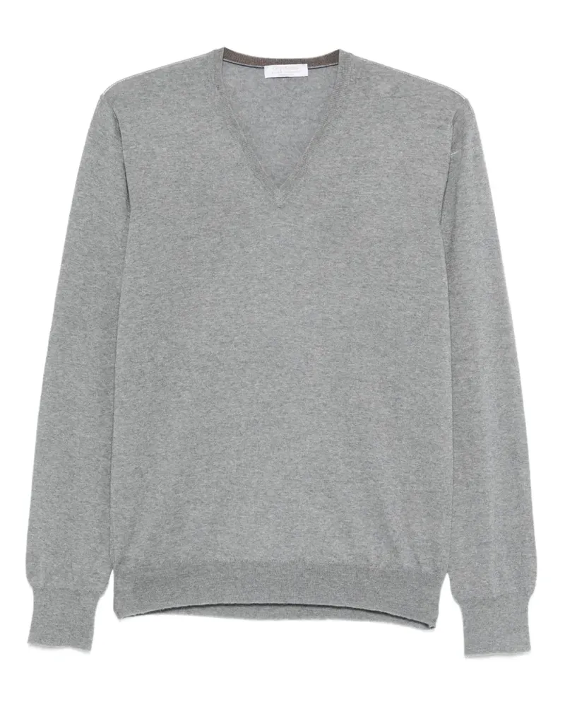 Gran Sasso Pullover mit V-Ausschnitt - Grau Grau