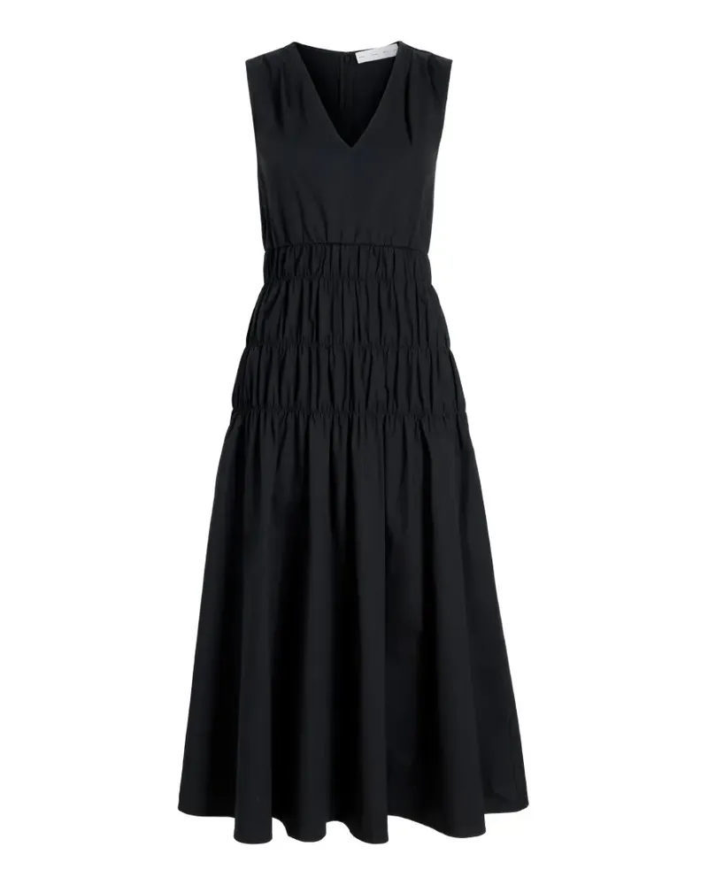 Proenza Schouler Jenna tiered midi dress - Schwarz Schwarz
