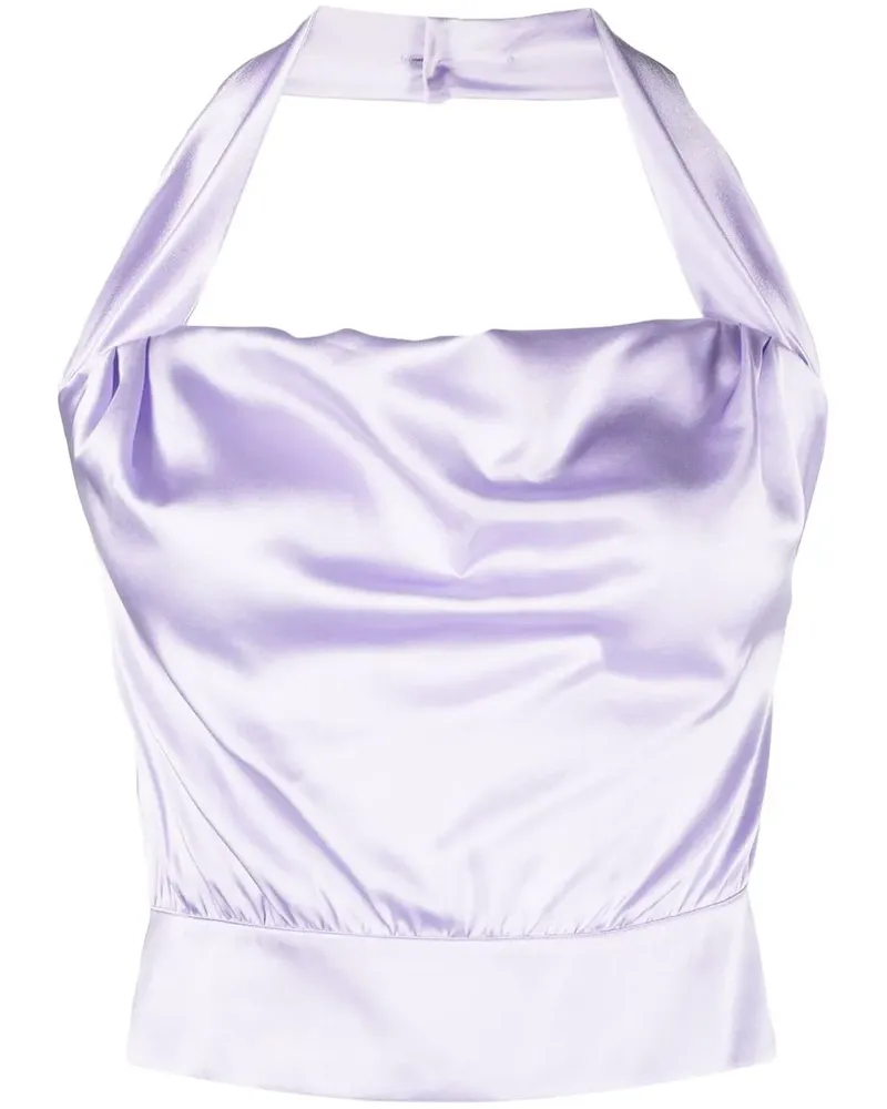Pinko Top aus Seide - Violett Violett