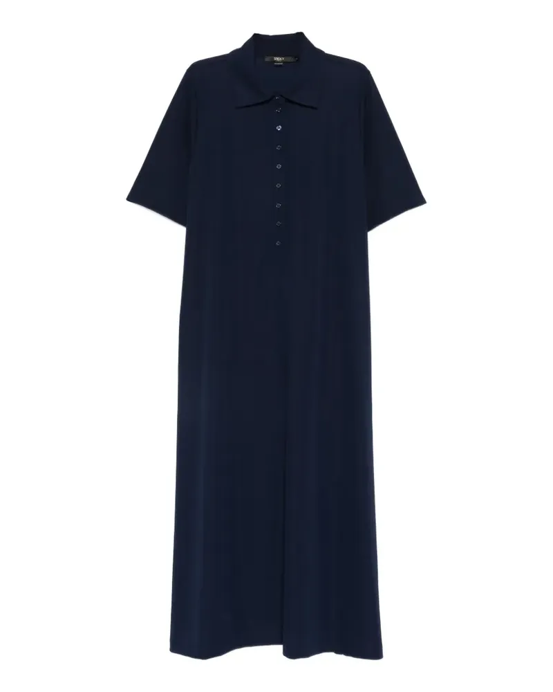 Seventy buttoned maxi shirt dress - Blau Blau