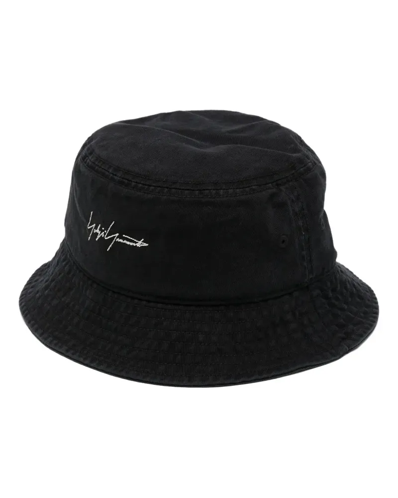 Y-3 Fischerhut mit Logo-Stickerei - Schwarz Schwarz