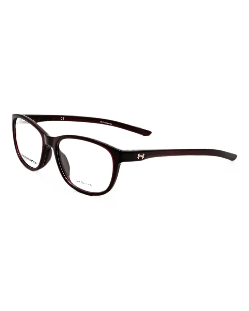 Under Armour Eckige Brille mit Logo-Schild - Violett Violett