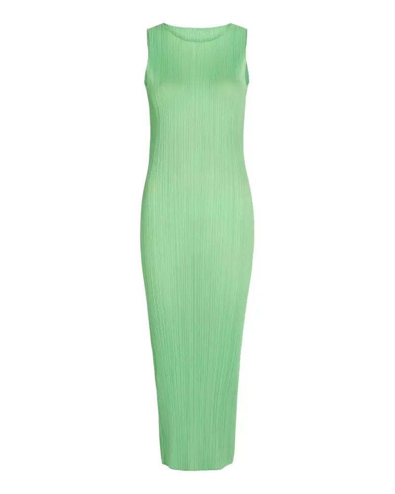 Issey Miyake Pleats Please sleeveless maxi dress - Grün Grün