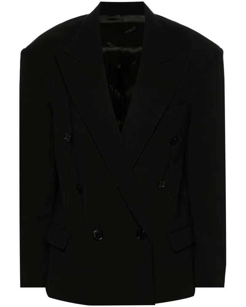 Isabel Marant Doppelreihiger Klero Blazer - Schwarz Schwarz