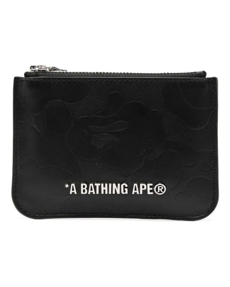 BAPE Portemonnaie mit Logo Schwarz