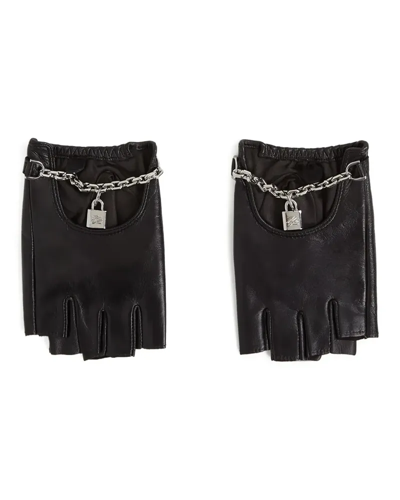 Karl Lagerfeld K/Autograph Handschuhe - Schwarz Schwarz