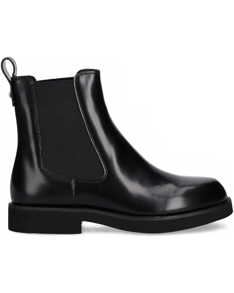 HUGO BOSS pull-tab Chelsea boots - Schwarz Schwarz