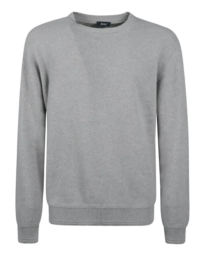 Herno Klassischer Pullover - Grau Grau