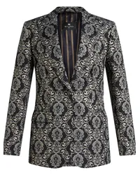 Etro Blazer mit Jacquardmuster Schwarz