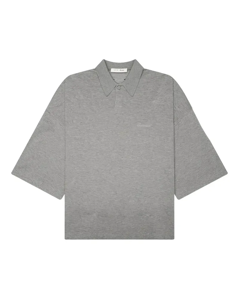 Fear of God Essentials 90s cropped polo shirt - Grau Grau