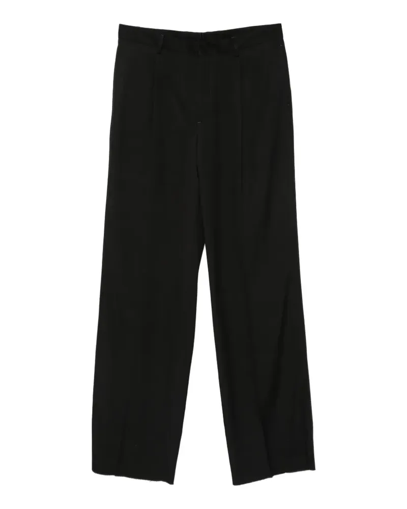 LARDINI Weite Hose mit Bügelfalten - Schwarz Schwarz