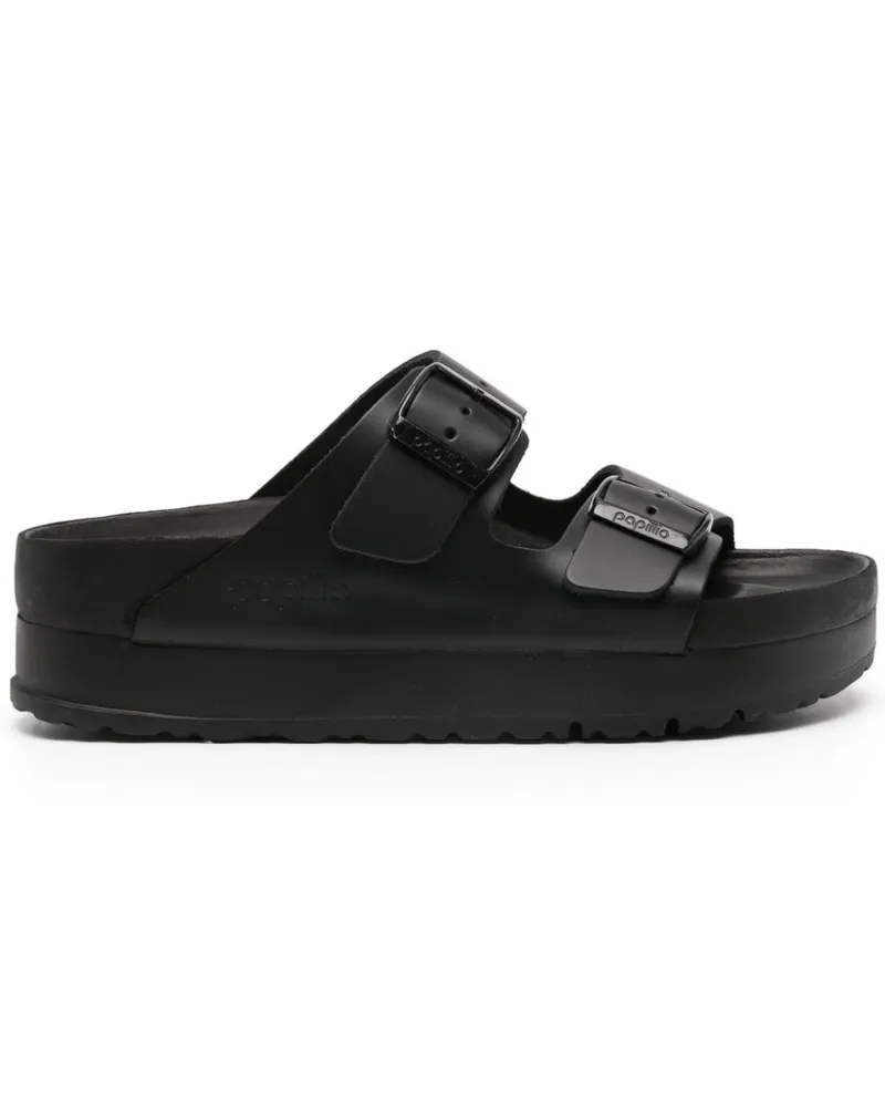Birkenstock Arizona PAP Sandalen 35mm - Schwarz Schwarz