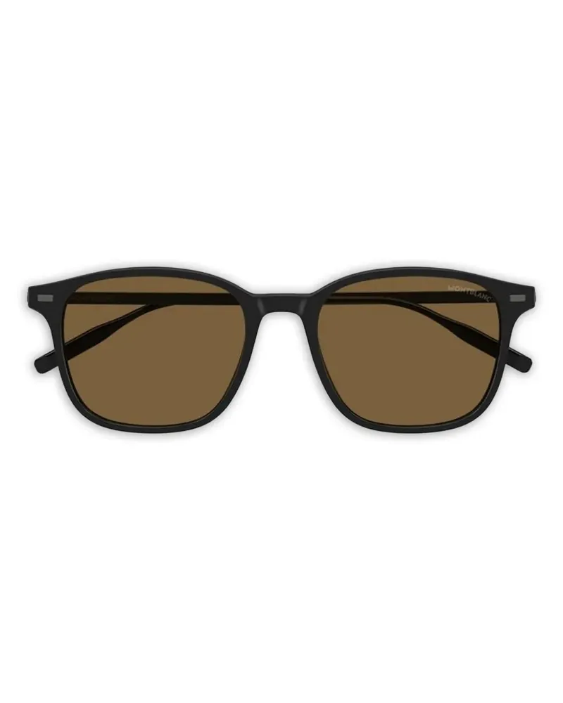 Montblanc square-frame sunglasses - Schwarz Schwarz