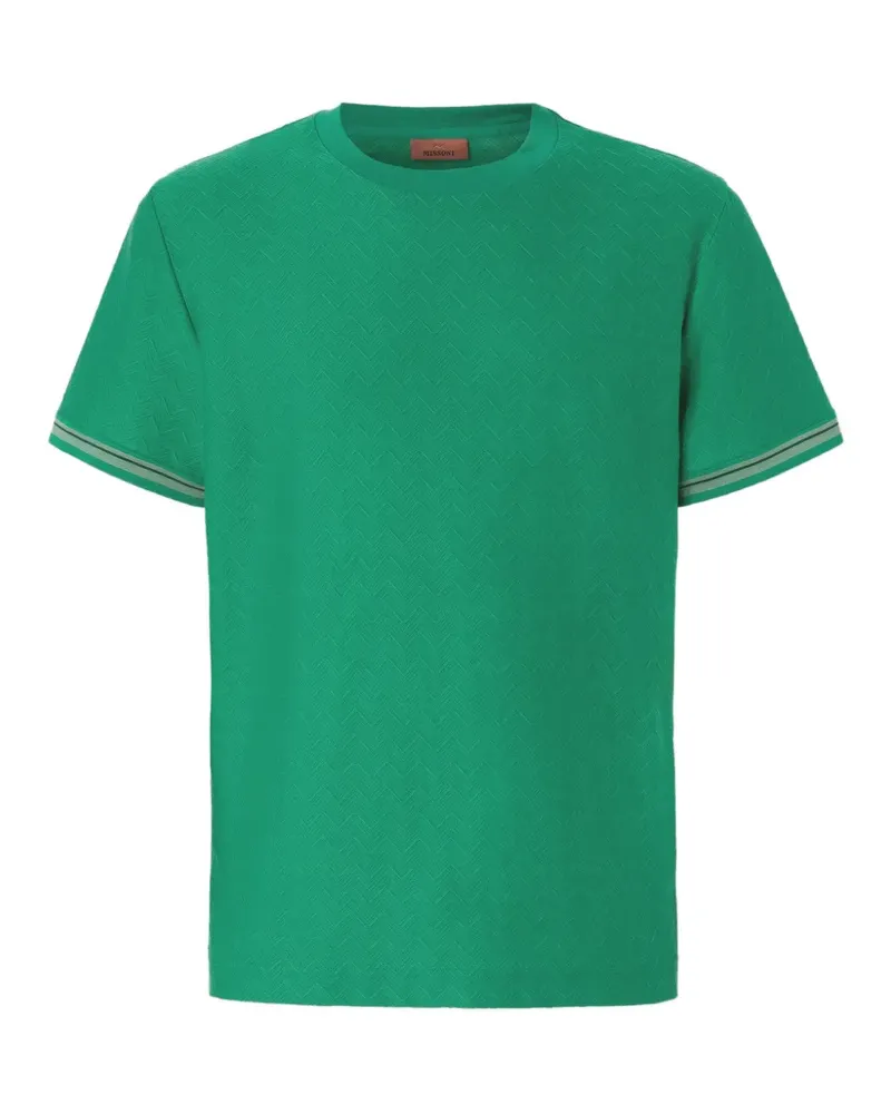 Missoni zigzag-pattern T-shirt - Grün Grün