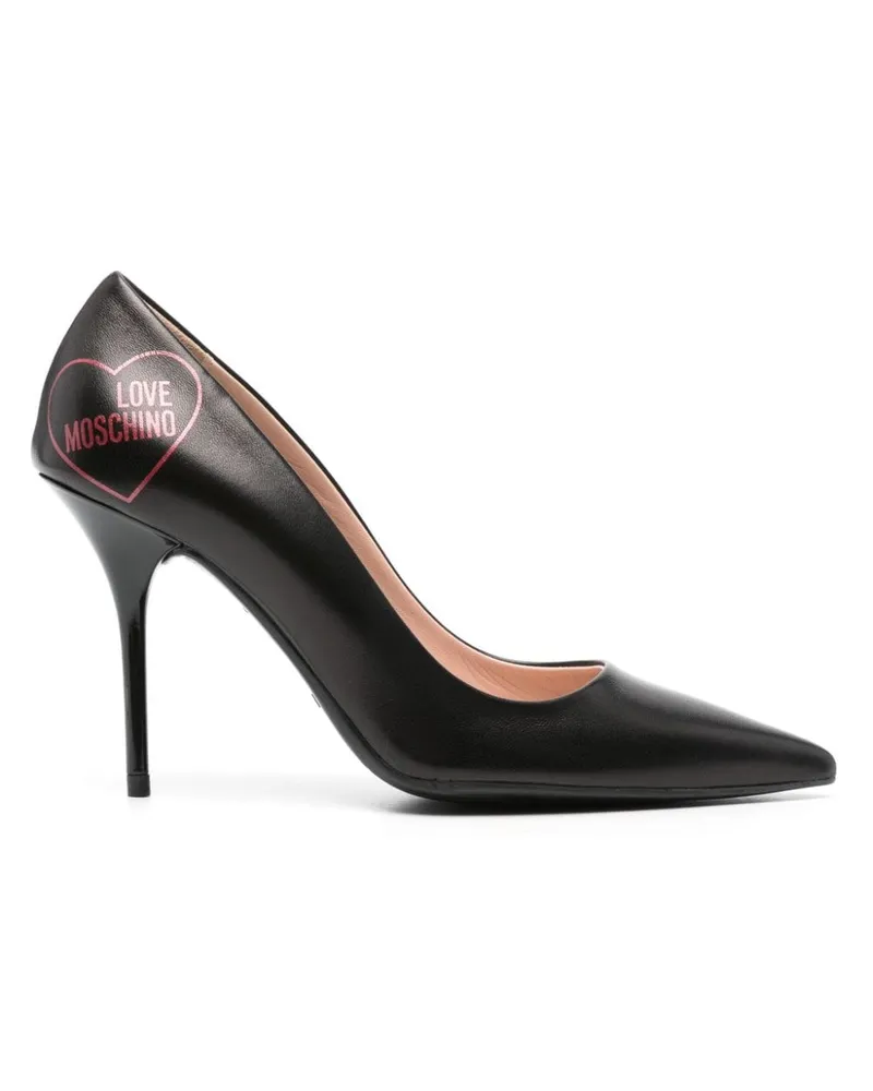 Moschino Pumps 100mm - Schwarz Schwarz