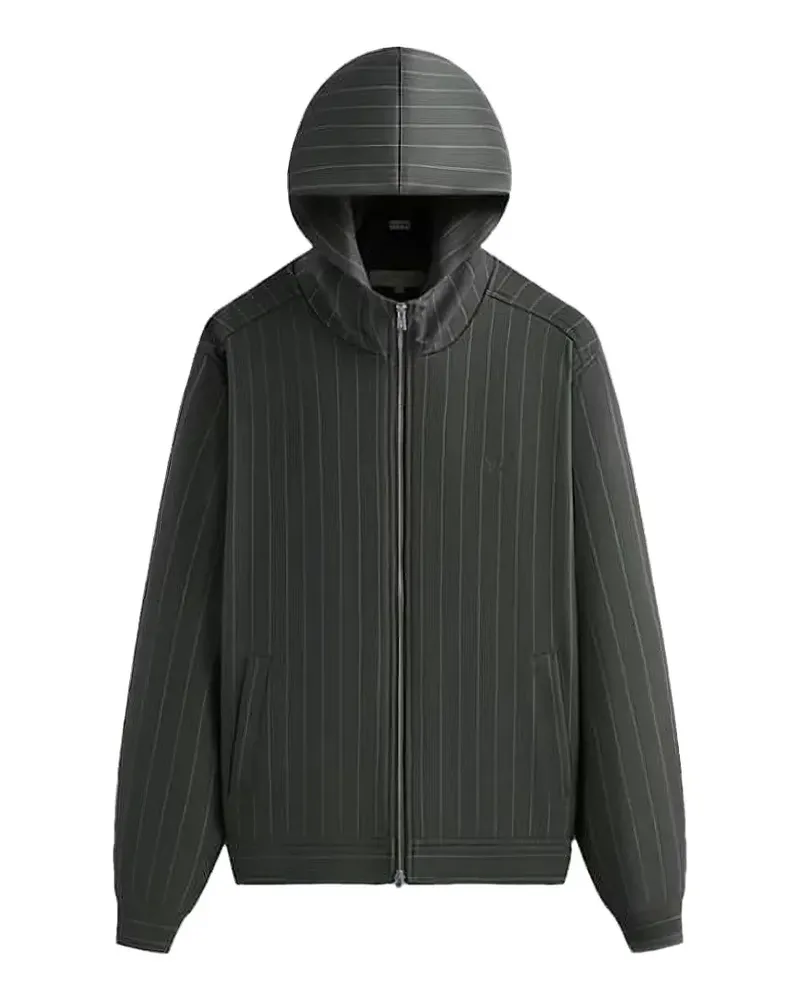 KITH Selfridge Hoodie mit Nadelstreifen - Schwarz Schwarz