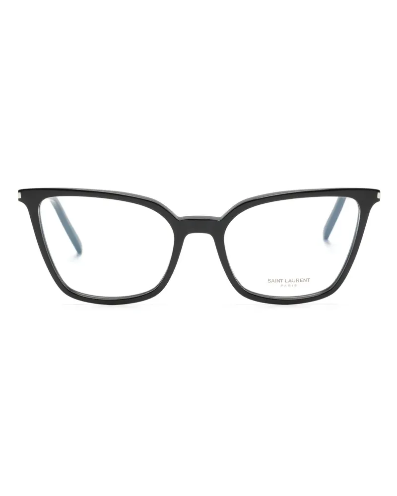 Saint Laurent Brille mit Cat-Eye-Gestell - Schwarz Schwarz