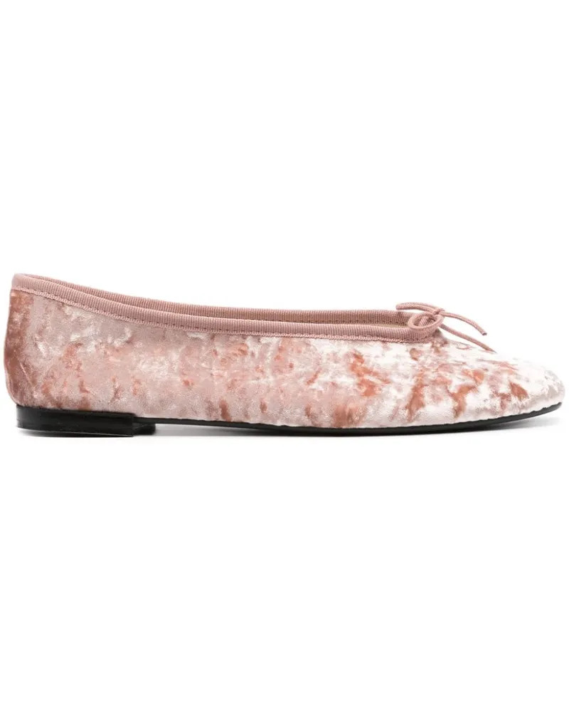 Repetto Ballerinas aus Samt - Rosa Rosa