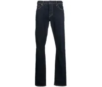 Gerade Jeans mit Kontrastnähten