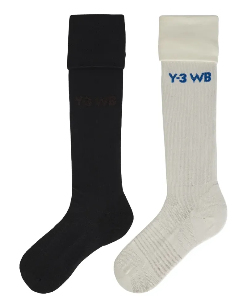 Y-3 Wales Bonner Socken - Schwarz Schwarz