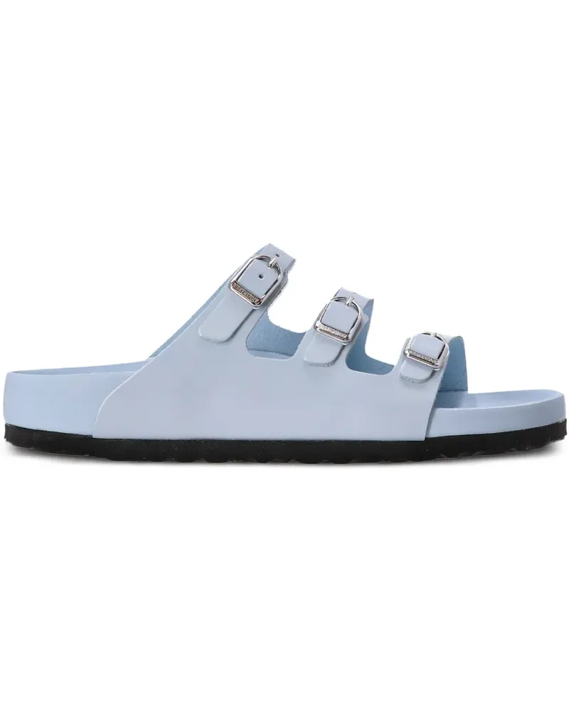 Birkenstock Flache Florida Fresh Sandalen mit Dreifach-Schnalle - Blau Blau