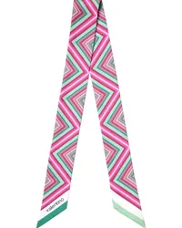 Valentino Garavani Seidenschal mit geometrischem Print Rosa