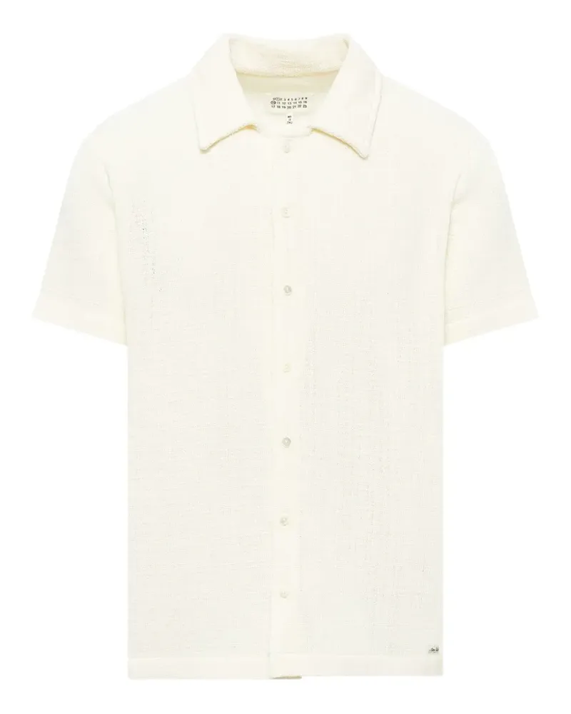 Maison Margiela Kurzärmeliges Hemd - Weiß Weiß