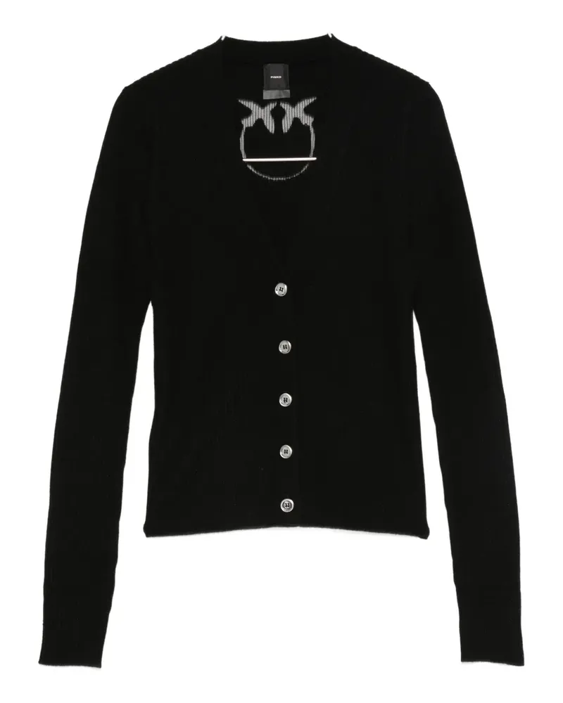 Pinko V-neck cardigan - Schwarz Schwarz