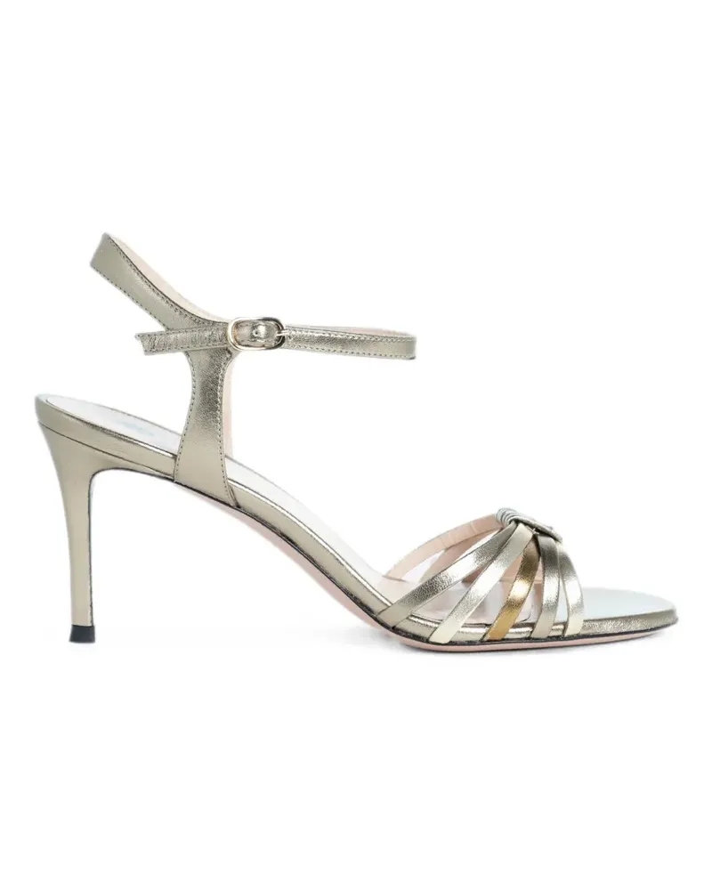 FESTA Milano Semia intertwined-strap heeled sandals - Gold Gold