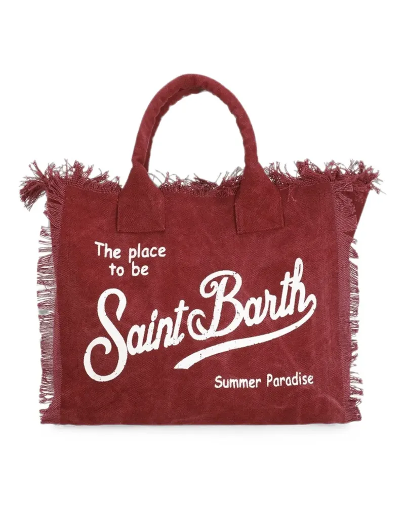MC2 Saint Barth fringed Vanity tote bag - Rot Rot