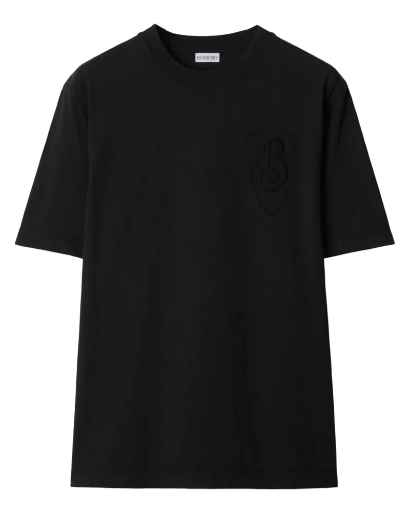 Burberry B Shield T-Shirt - Grau Grau