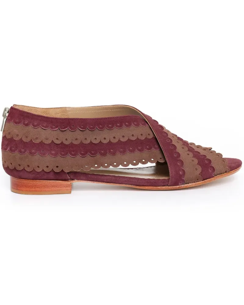 Sarah Chofakian Lauder Sandalen - Rot Rot