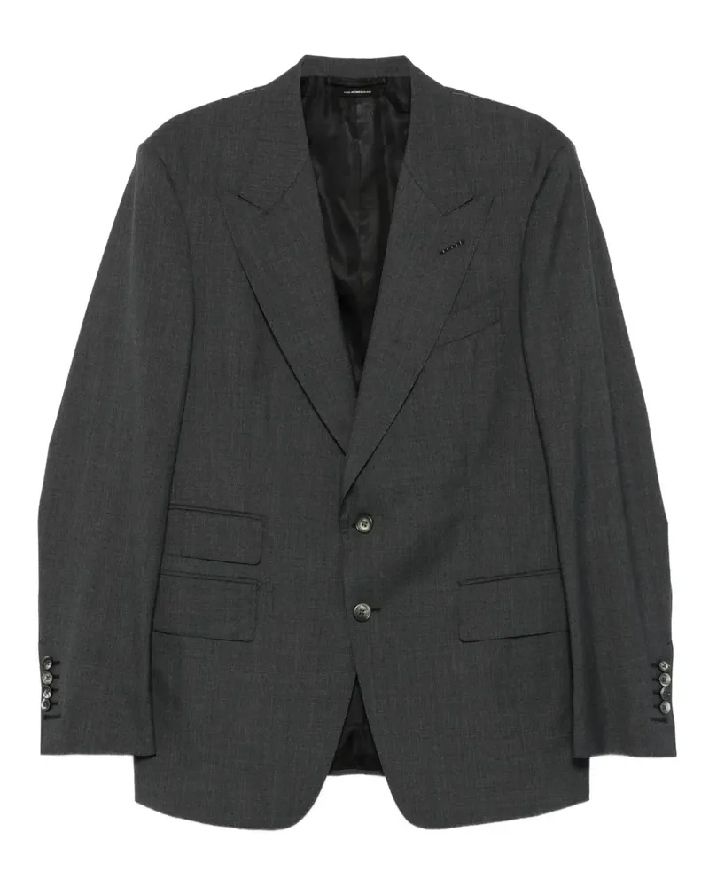 Tom Ford Einreihiger Anzug mit zwei Knöpfen - Grau Grau