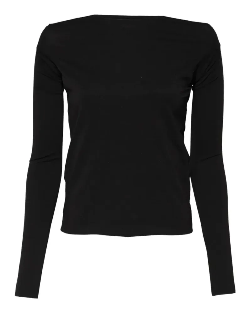 Dolce & Gabbana Fein gestrickter Pullover - Schwarz Schwarz