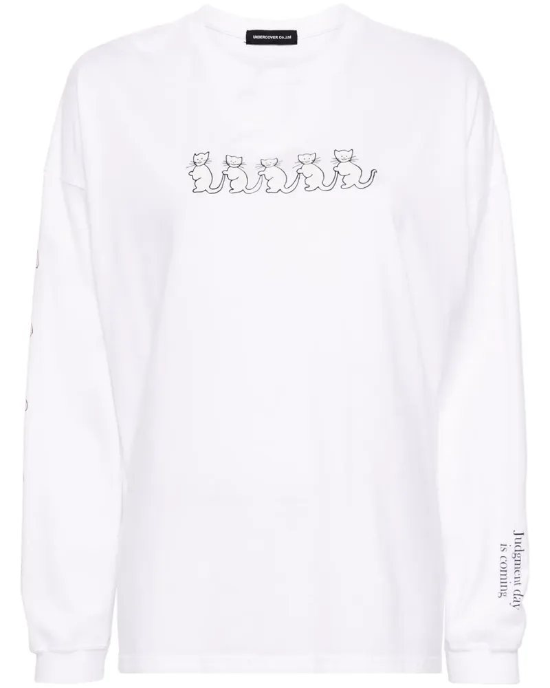 Undercover T-Shirt mit grafischem Print - Weiß Weiß