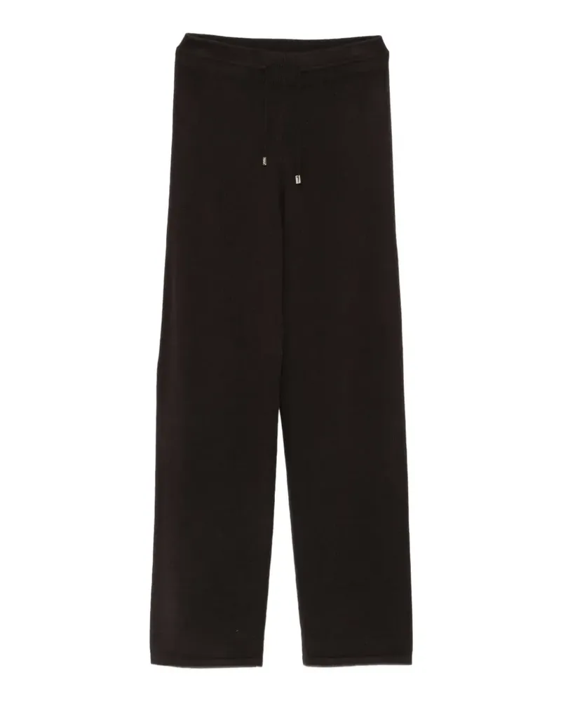 Malo Gestrickte Hose mit Kordelzug - Braun Braun