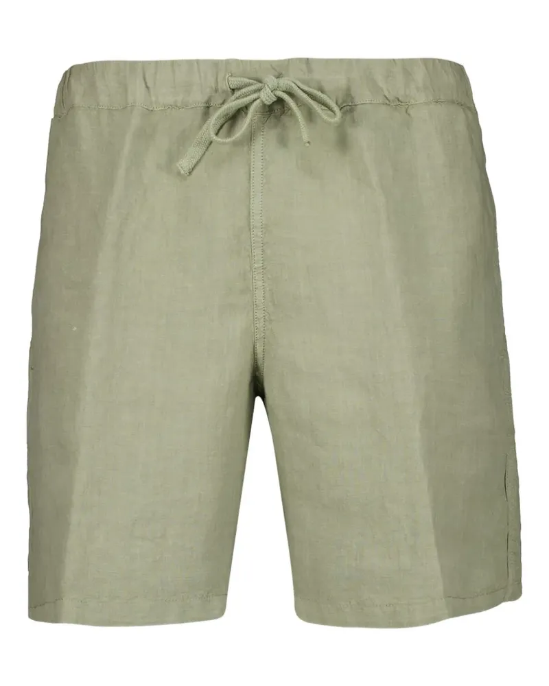 120% Lino Leinenshorts mit elastischem Bund - Grün Grün