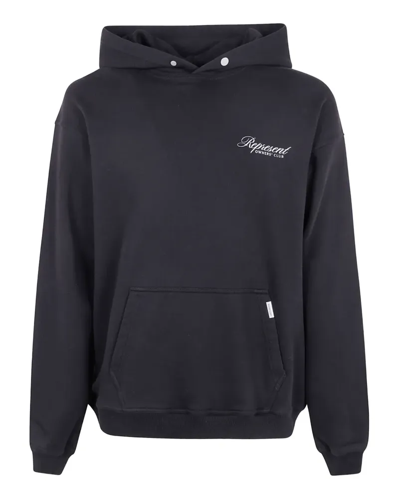 REPRESENT Hoodie mit Logo-Print - Schwarz Schwarz