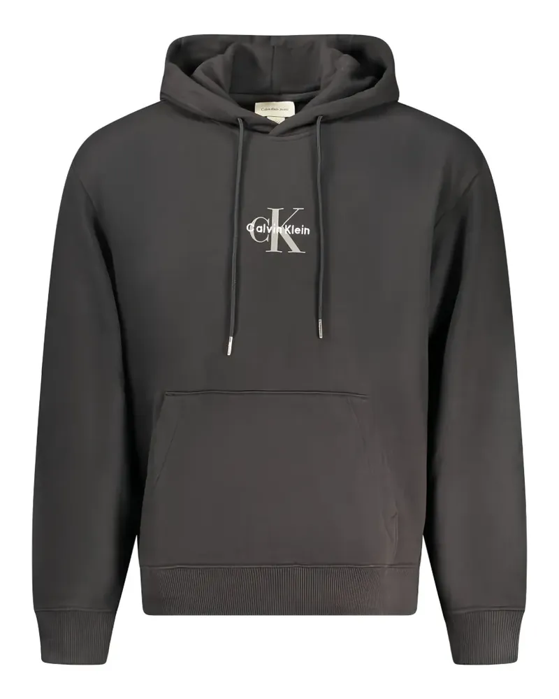 Calvin Klein logo-print hoodie - Schwarz Schwarz